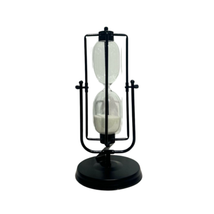 Rectangle Black Hour Glass 60min Large
