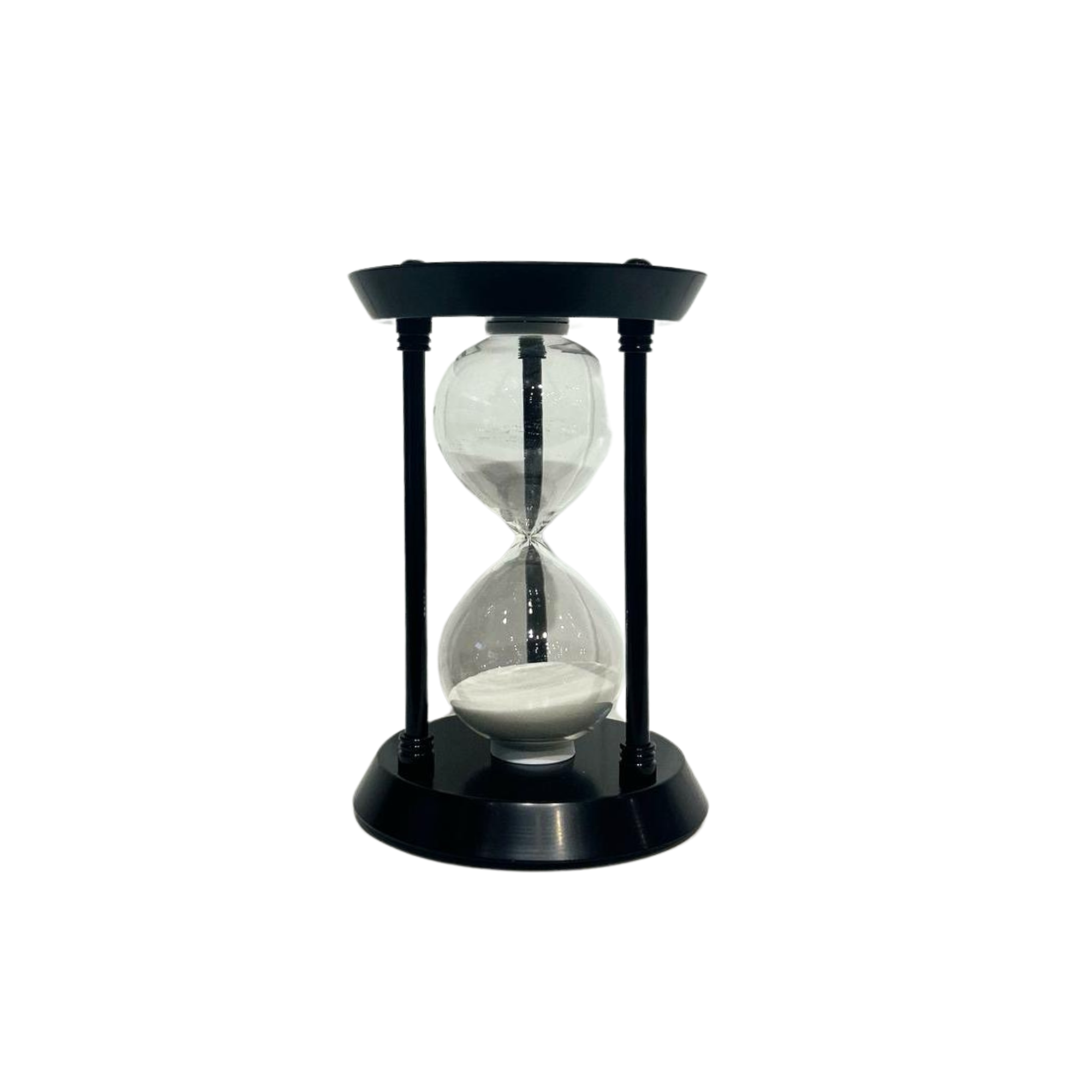 Cylinder Black Hour Glasses 30min Medium