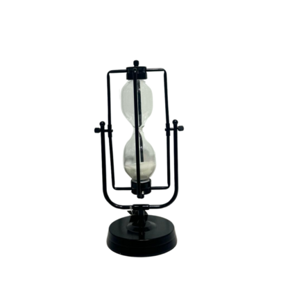 Rectangle Black Hour Glass 30min Small