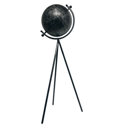 Black on Black Metals Globe Large