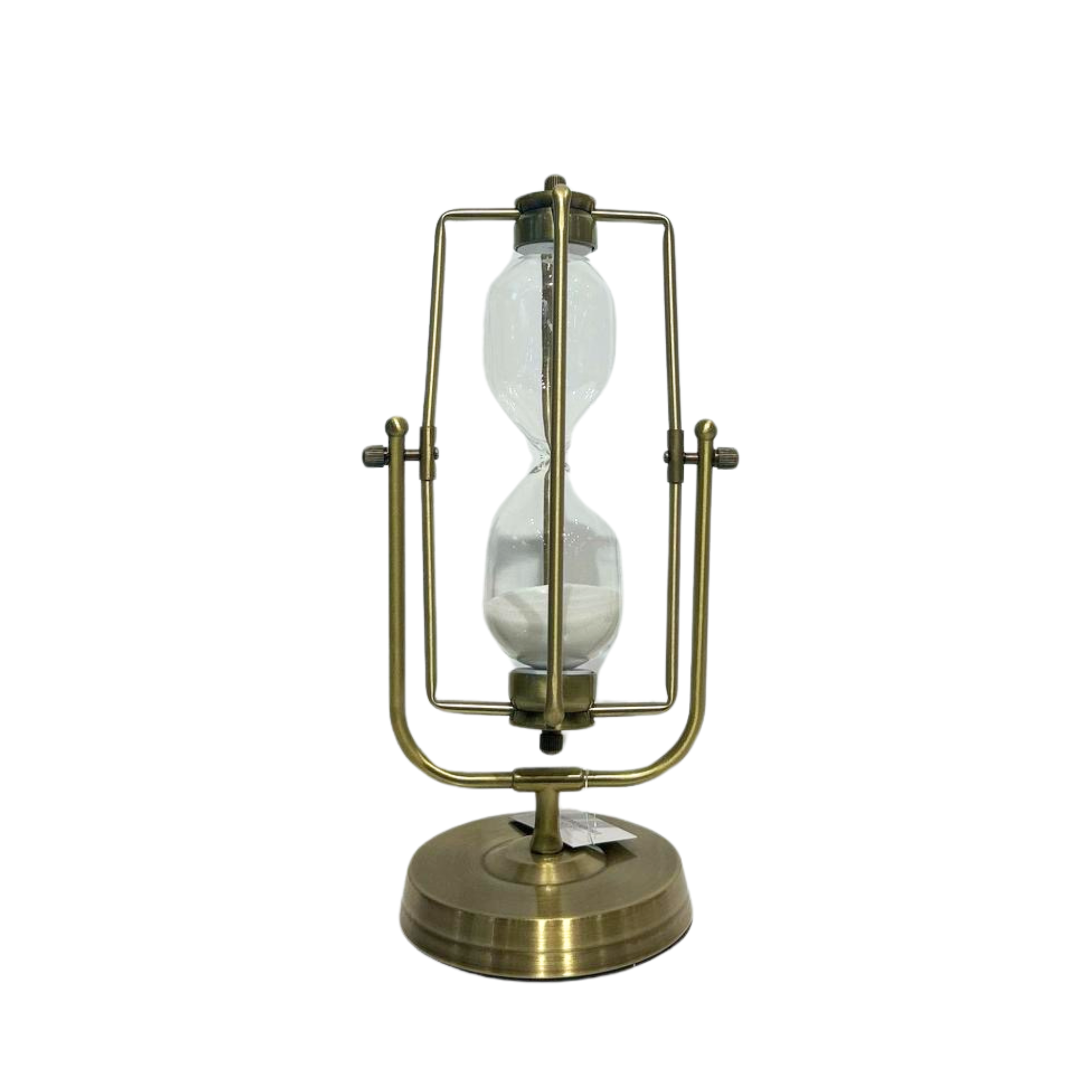 Rectangle Brass Hour Glass 60min Large