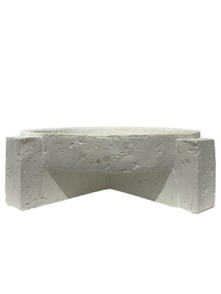 Powdered Stone 4 Leg Footed Fruit Bowl