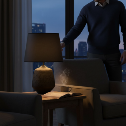 Resin Stone Lamp Collection