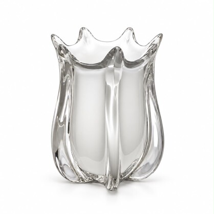 Milano Glass Vase Small White