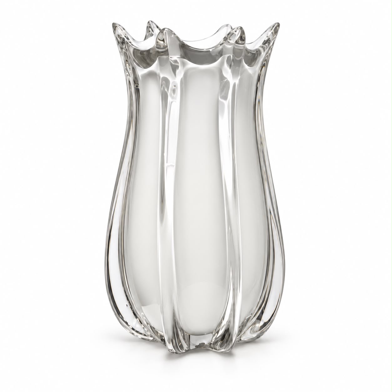 Milano Glass Vase Large White