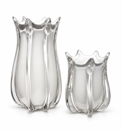 Milano Glass Vase Large White