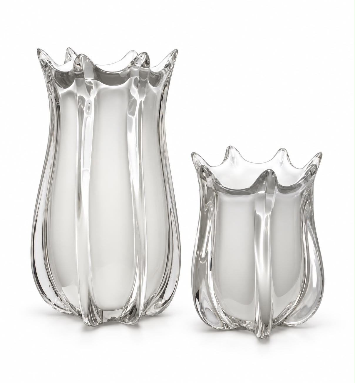 Milano Glass Vase Large White