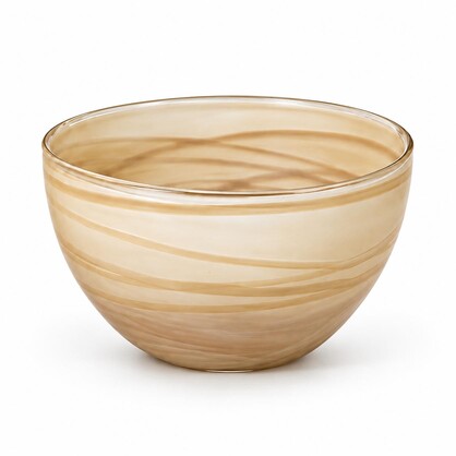 Milano Dusty Amber Glass Vase Small