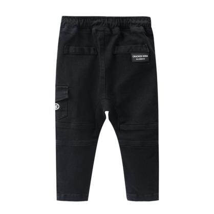 CS Detailed Pocket Jeans Black 10-16 (6 pack)