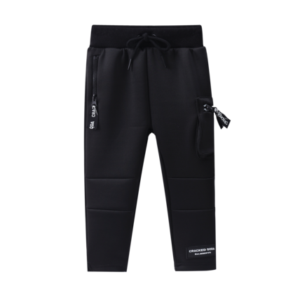 Tate Detailed Pocket Trackpants Black 10-16 (6 pack)