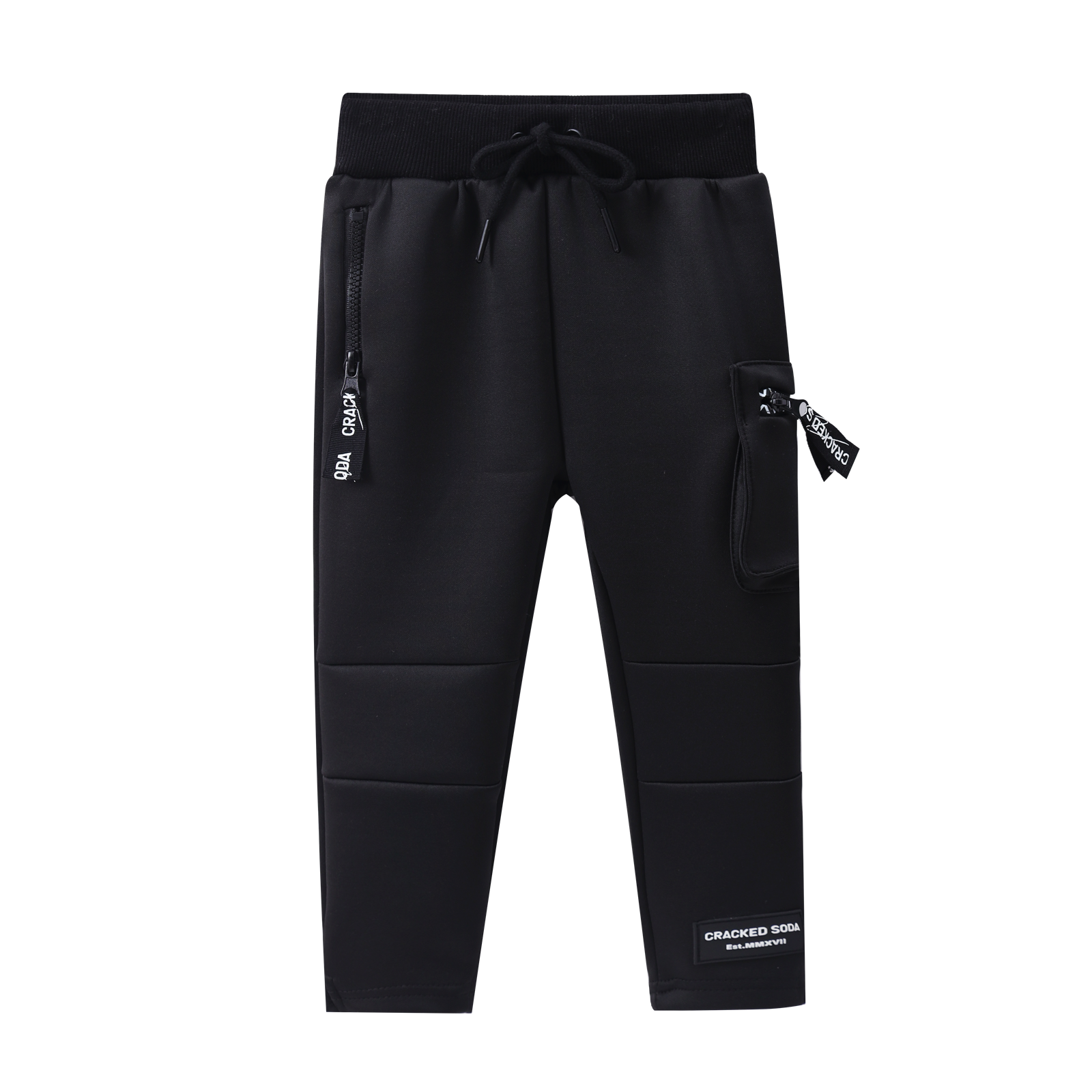 Tate Detailed Pocket Trackpants Black 10-16 (6 pack)