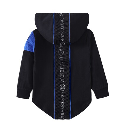 Harlan Cracked Soda Hooded Tee Electric Blue 10-16 (6 pack)
