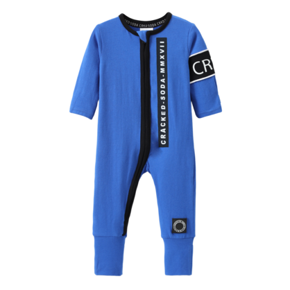 Harlan Detailed Romper Electric Blue 0000-2 (10 pack)
