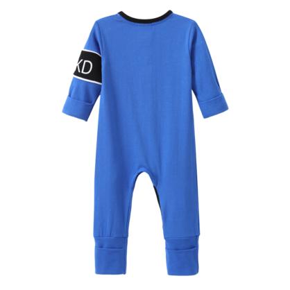 Harlan Detailed Romper Electric Blue 0000-2 (10 pack)