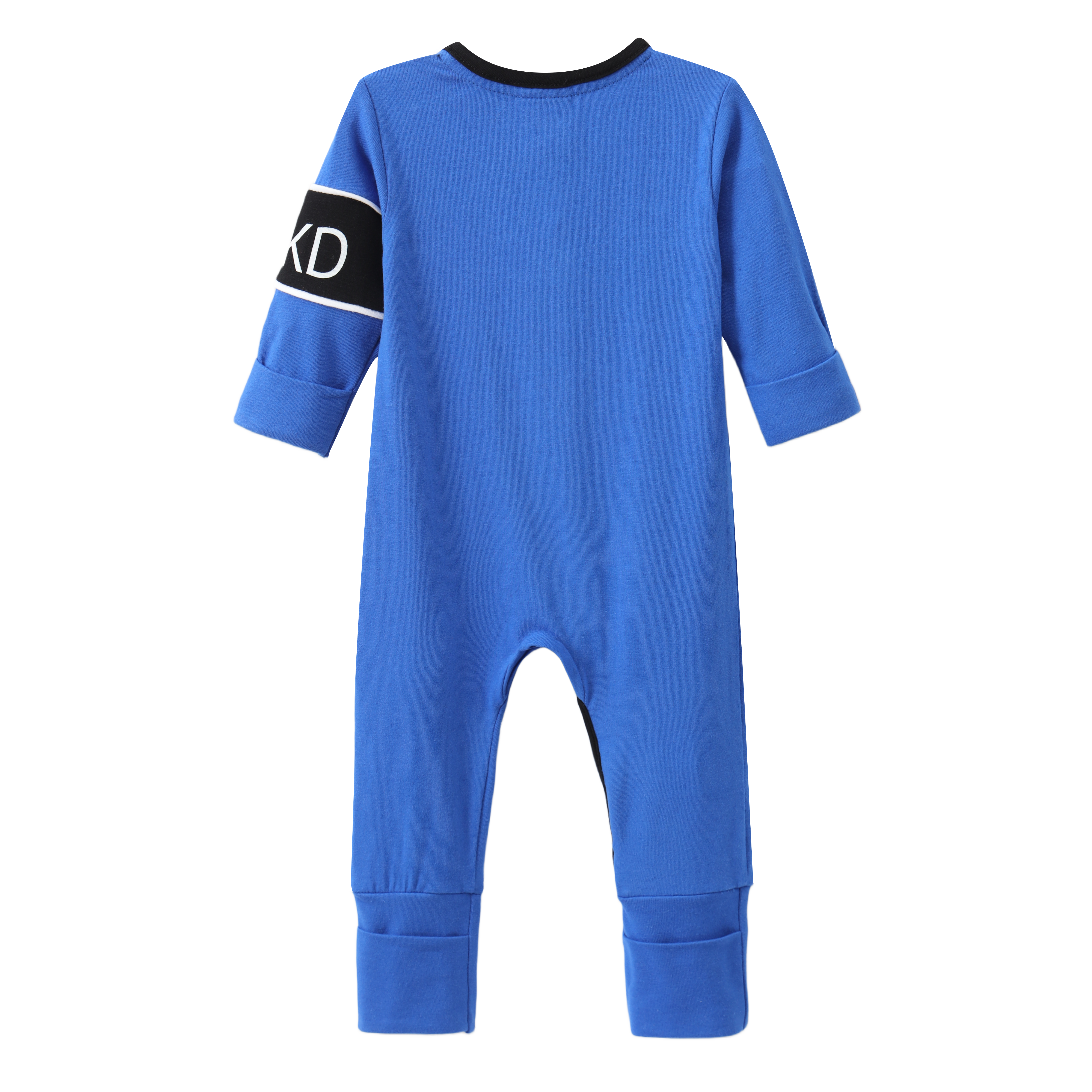 Harlan Detailed Romper Electric Blue 0000-2 (10 pack)