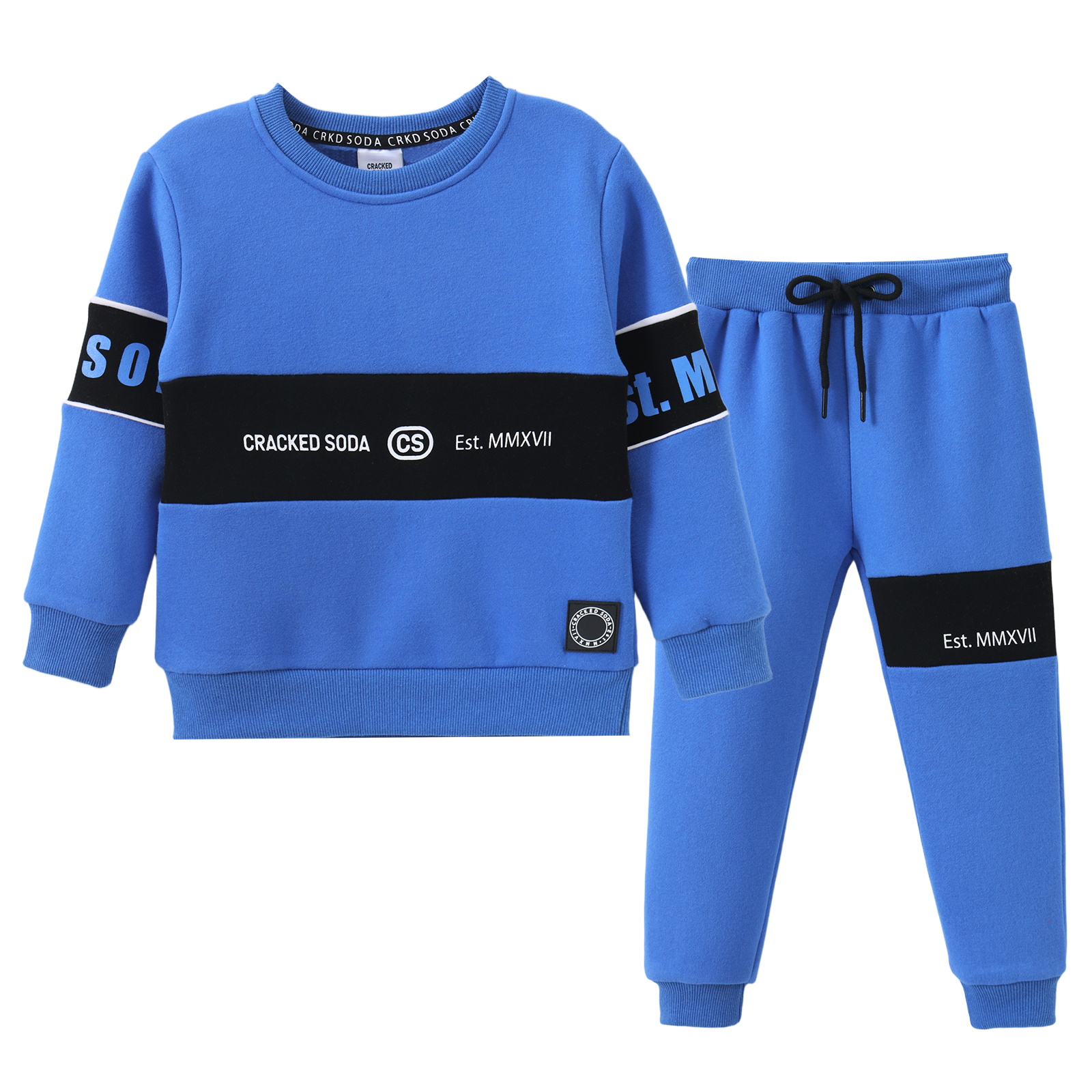 Harlan Detailed Crew Set Electric Blue 000-2 (10 pack)