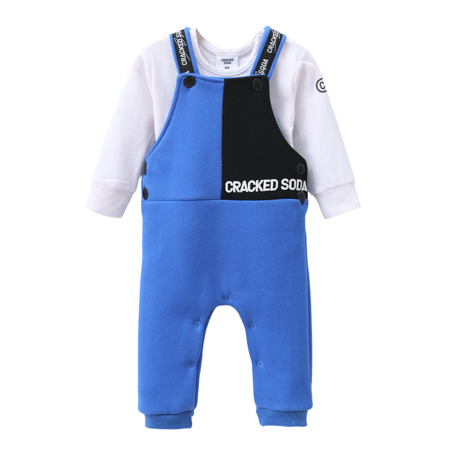 Harlan Detailed Overalls Electric Blue 0000-3 (10 pack)