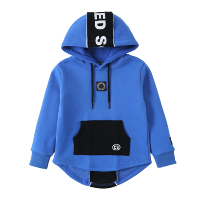 Harlan Detailed Back Hoodie Electric Blue S-XXL (5 pack)