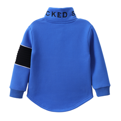 Harlan Detailed Collar Crew Electric Blue 10-16 (6 pack)