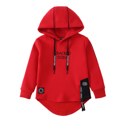 Sammy Detailed Hoodie Red 10-16 (6 pack)