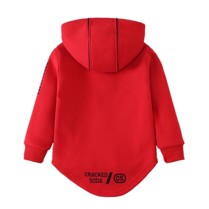 Sammy Detailed Hoodie Red 10-16 (6 pack)