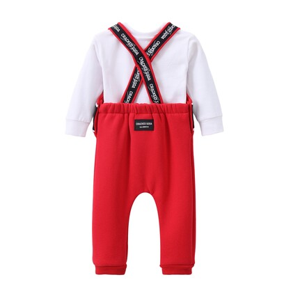 Sammy Detailed Overalls Red 0000-3 (10 pack)