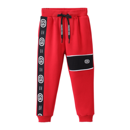 Sammy Detailed Trackpants Red 3-8 (6 pack)