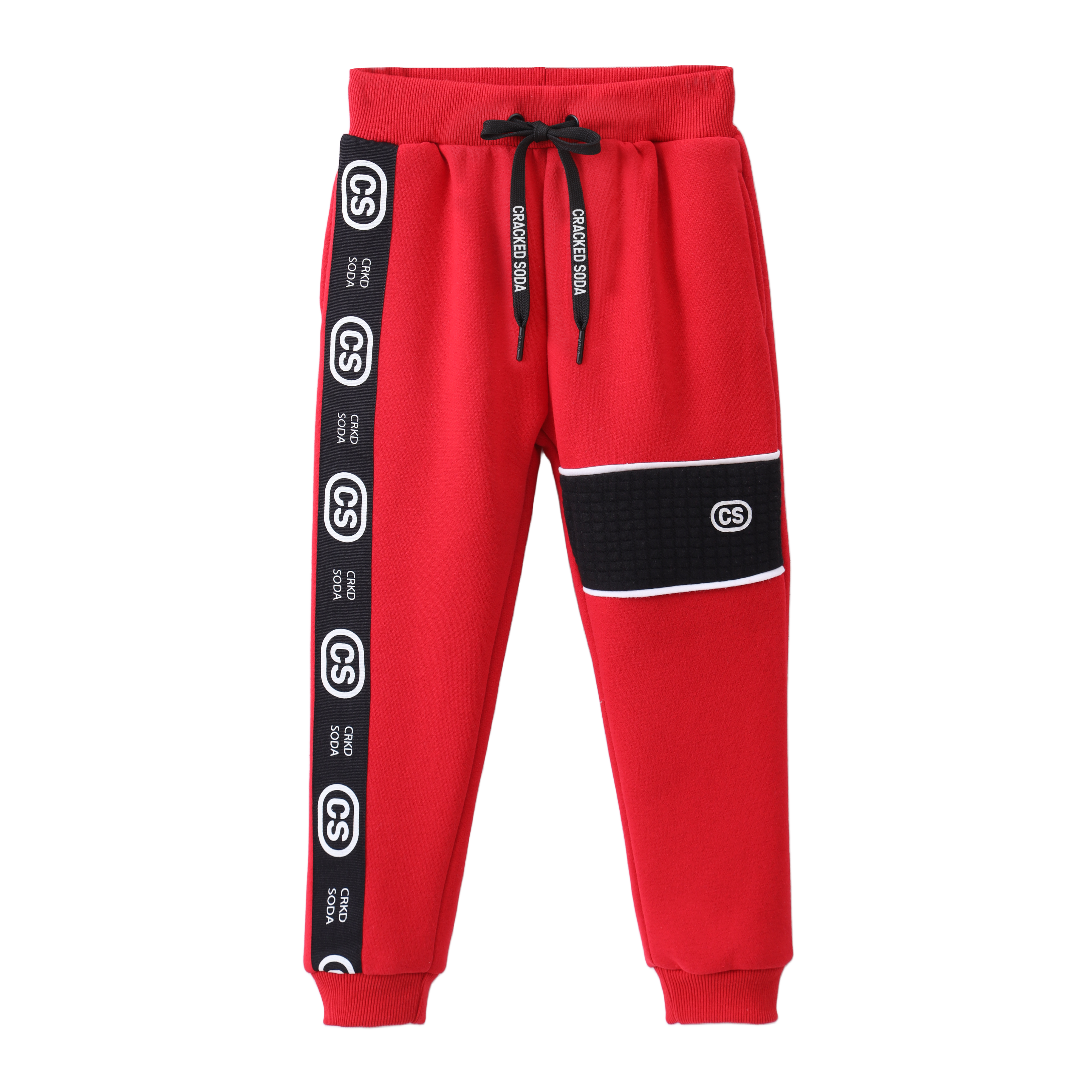 Sammy Detailed Trackpants Red 10-16 (6 pack)