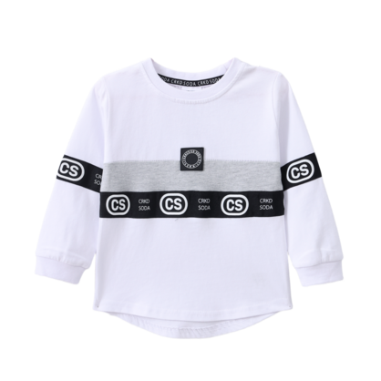 Conner Detailed Tee White 00-2 (6 pack)