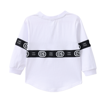 Conner Detailed Tee White 00-2 (6 pack)