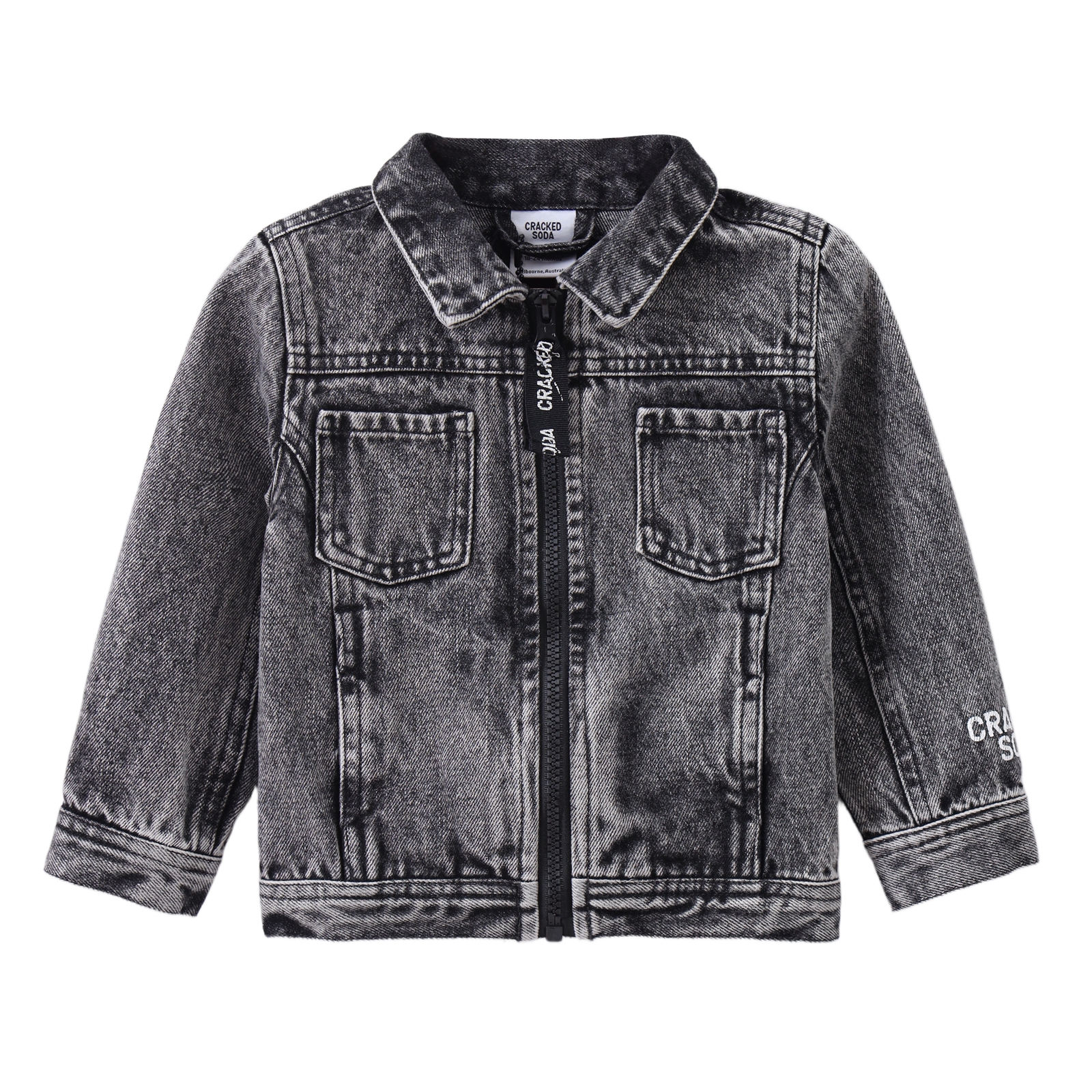 Conner Detailed Denim Jacket Ash 00-2 (6 pack)