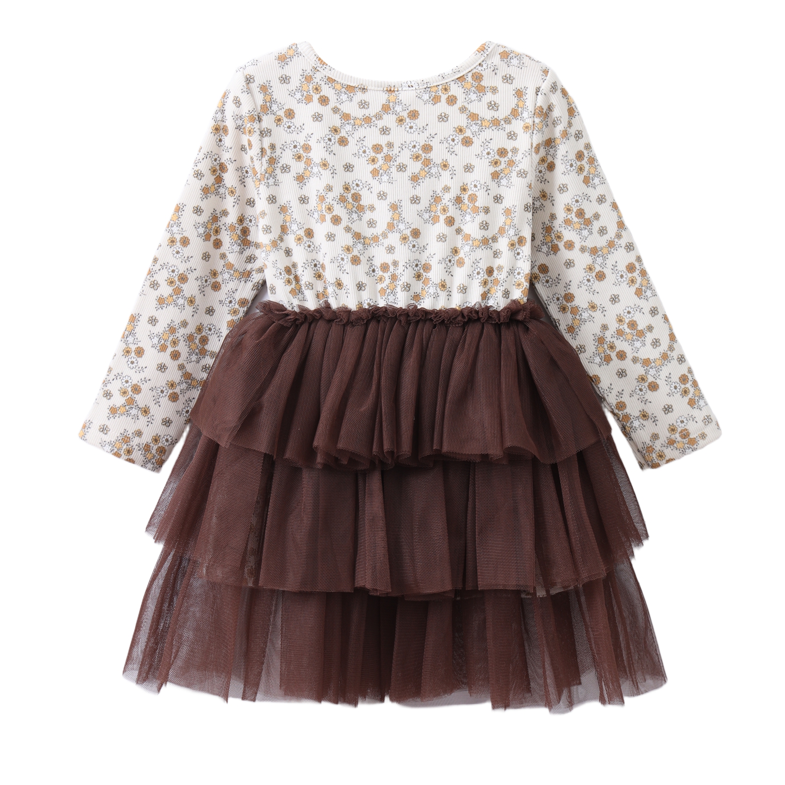 Poppy Fleece Ribbed Dress Biscuit 00-2 (6 pack)
