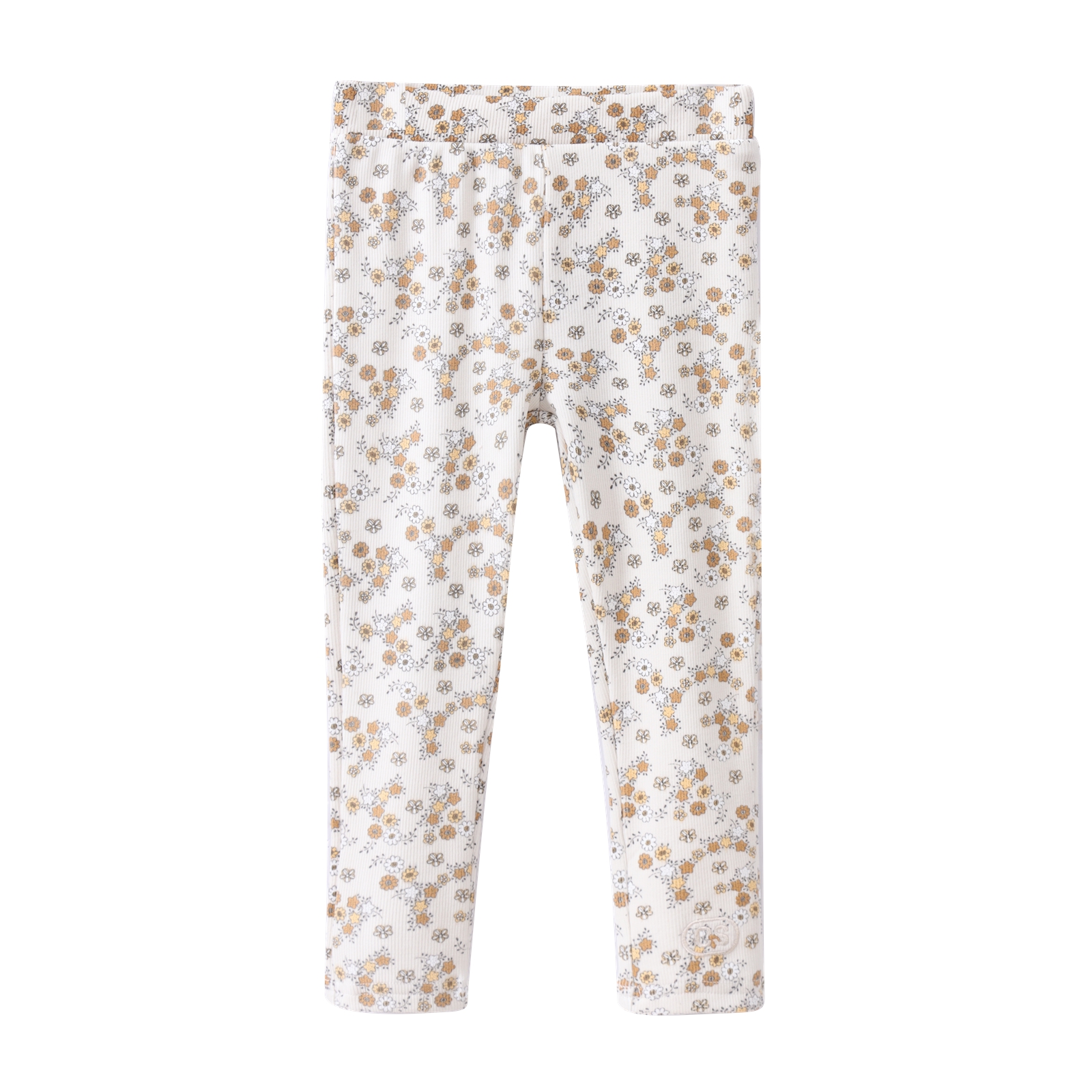 Poppy Fleece Ribbed Leggings Floral 00-2 (6 pack)