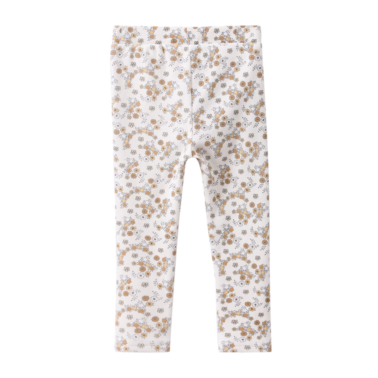Poppy Fleece Ribbed Leggings Floral 00-2 (6 pack)