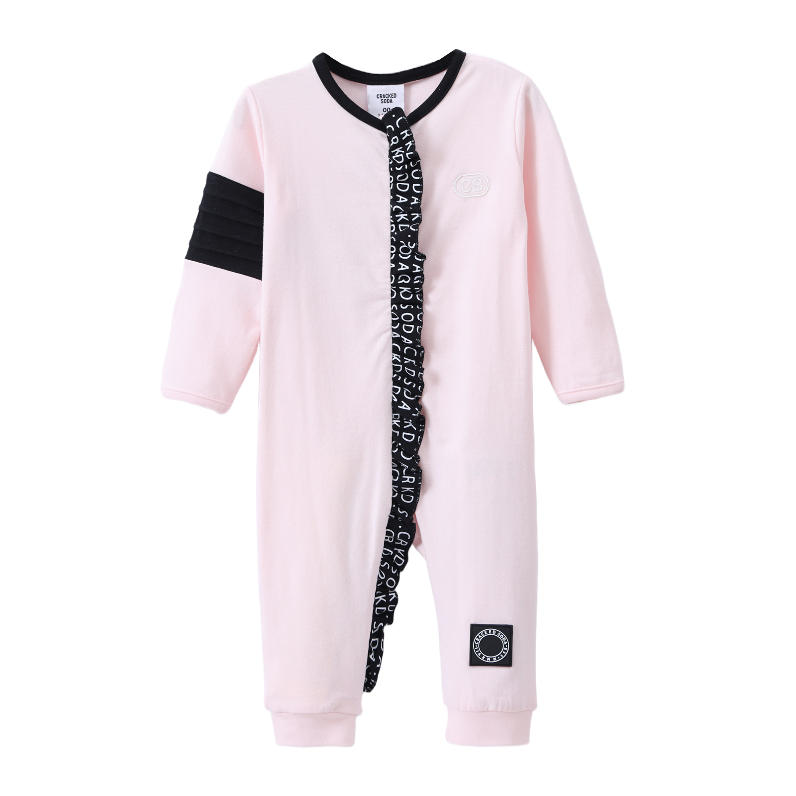 Cleo Detailed Frill Romper Pink 0000-2 (10 pack)