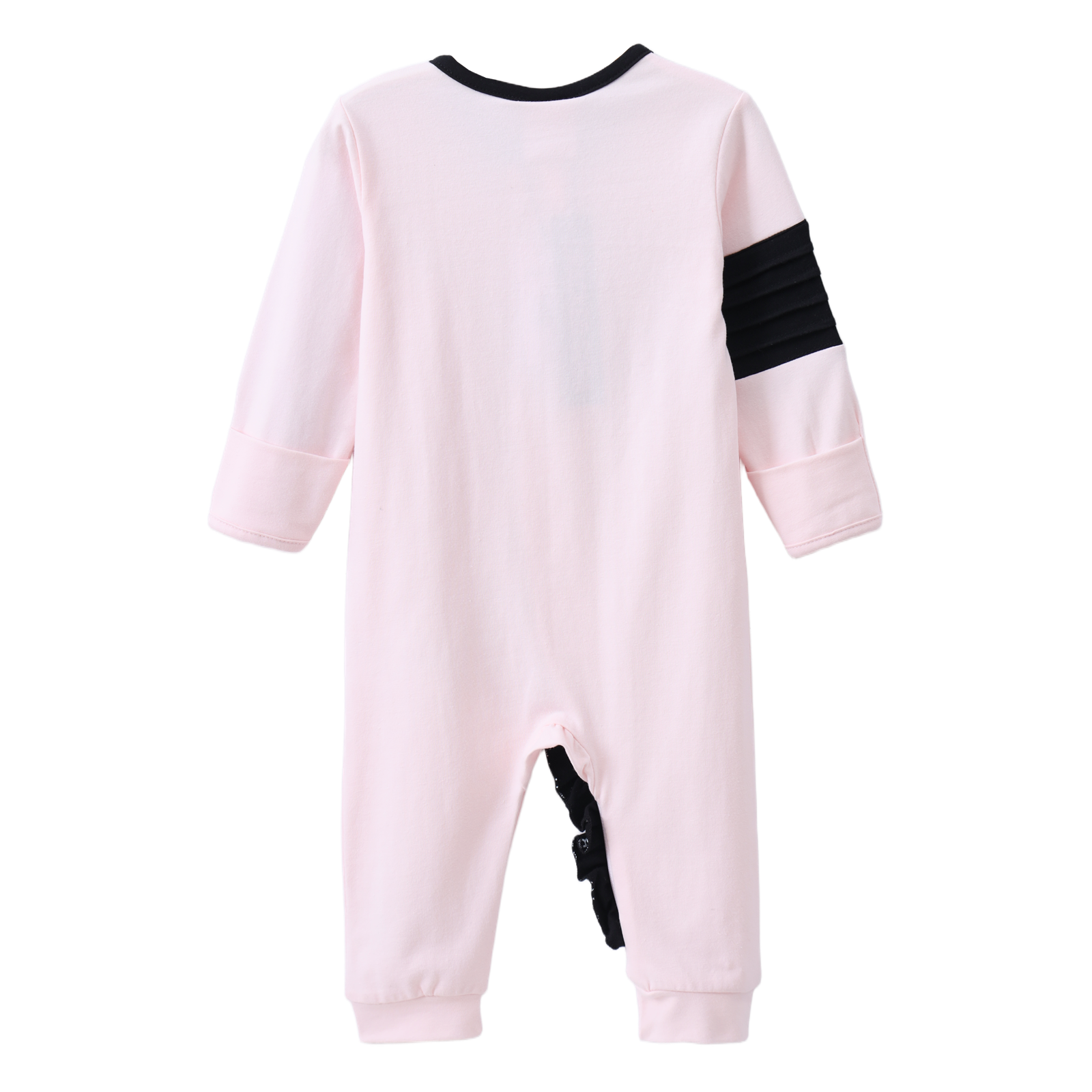 Cleo Detailed Frill Romper Pink 0000-2 (10 pack)