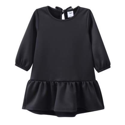 Cleo Detailed Black Dress Black 3-8 (6 pack)