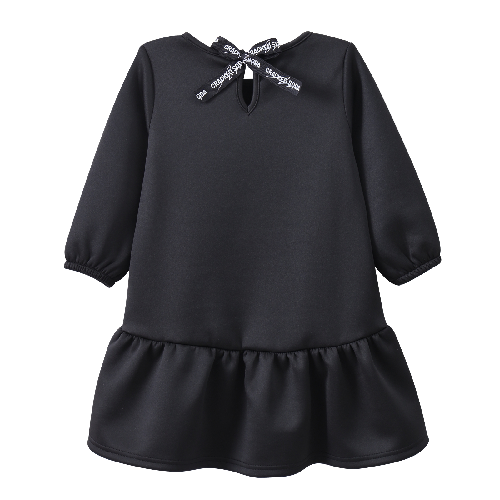 Cleo Detailed Black Dress Black 3-8 (6 pack)