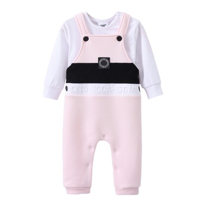 Cleo Detailed Overall Set Pink 0000-2 (10 pack)