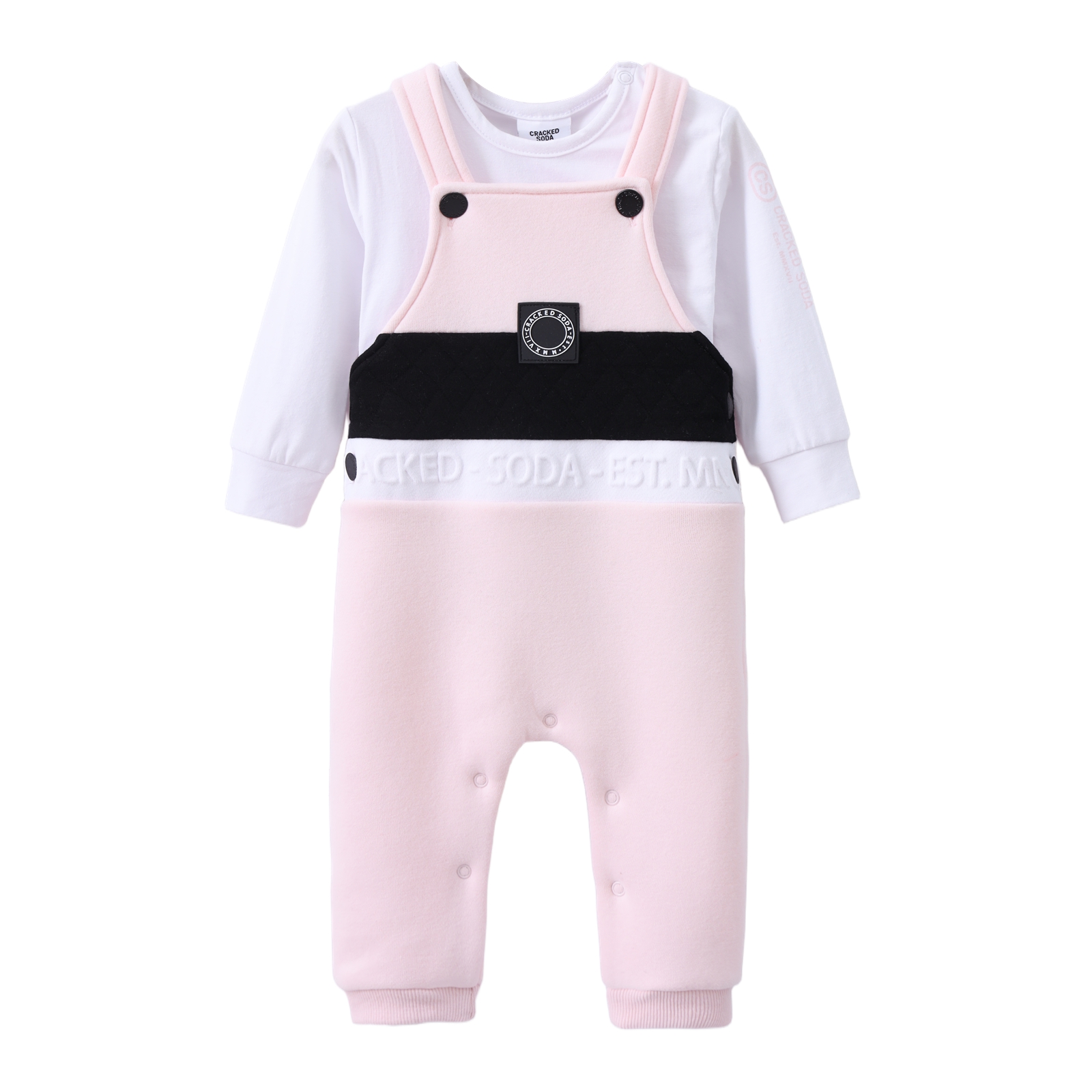 Cleo Detailed Overall Set Pink 0000-2 (10 pack)