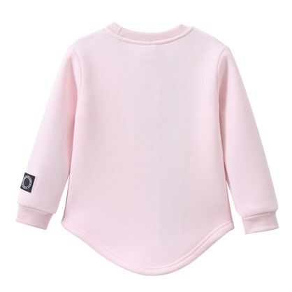 Cleo Detailed Embossed  Fleece Crew Pink 00-2 (6 pack)