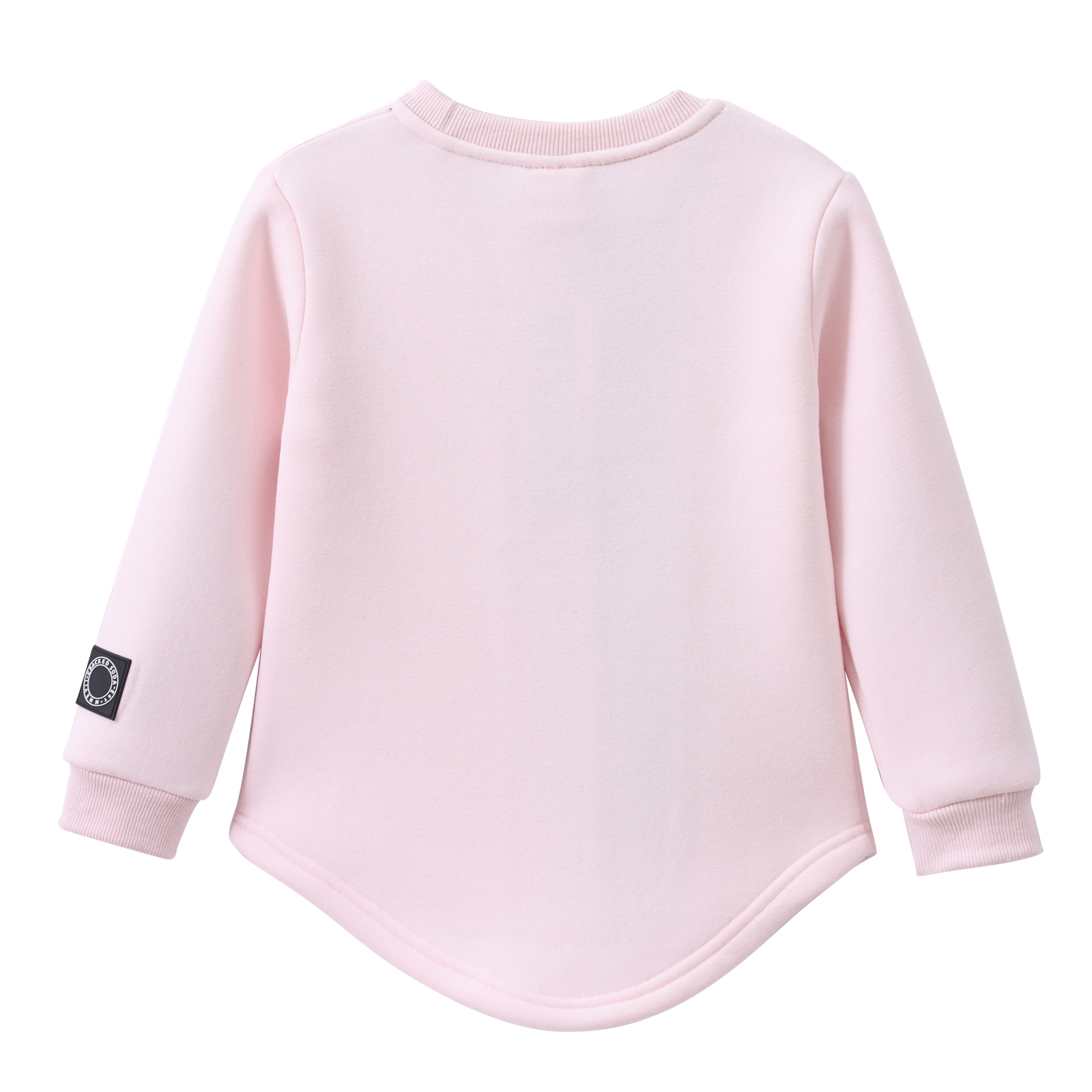 Cleo Detailed Embossed  Fleece Crew Pink 00-2 (6 pack)