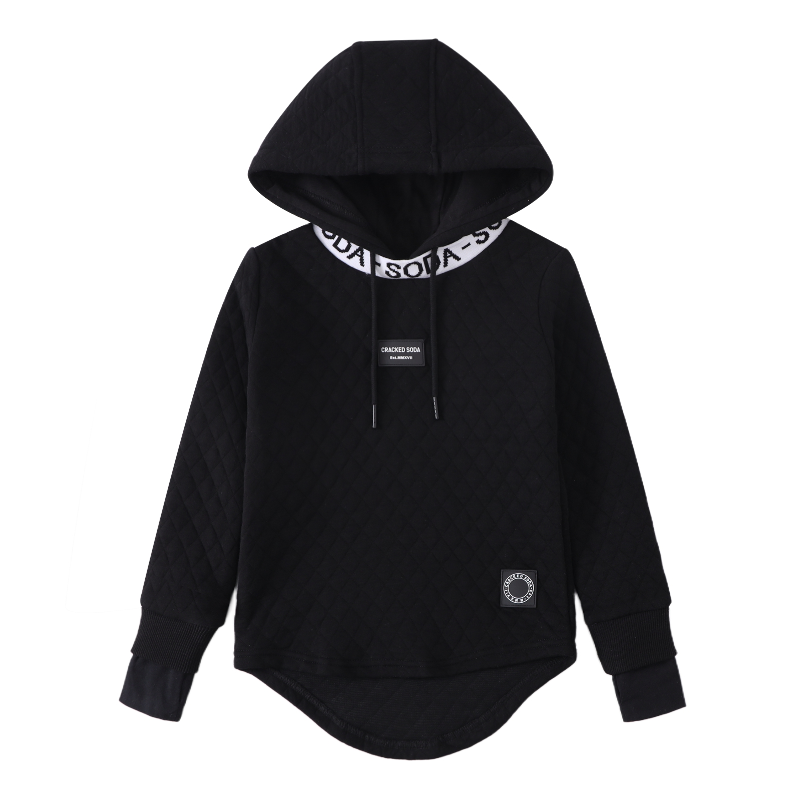 Cleo Detailed Hoodie Black 10-16 (6 pack)