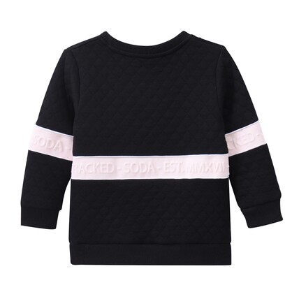 Cleo CS Embossed Crew Black 00-2 (6 pack)