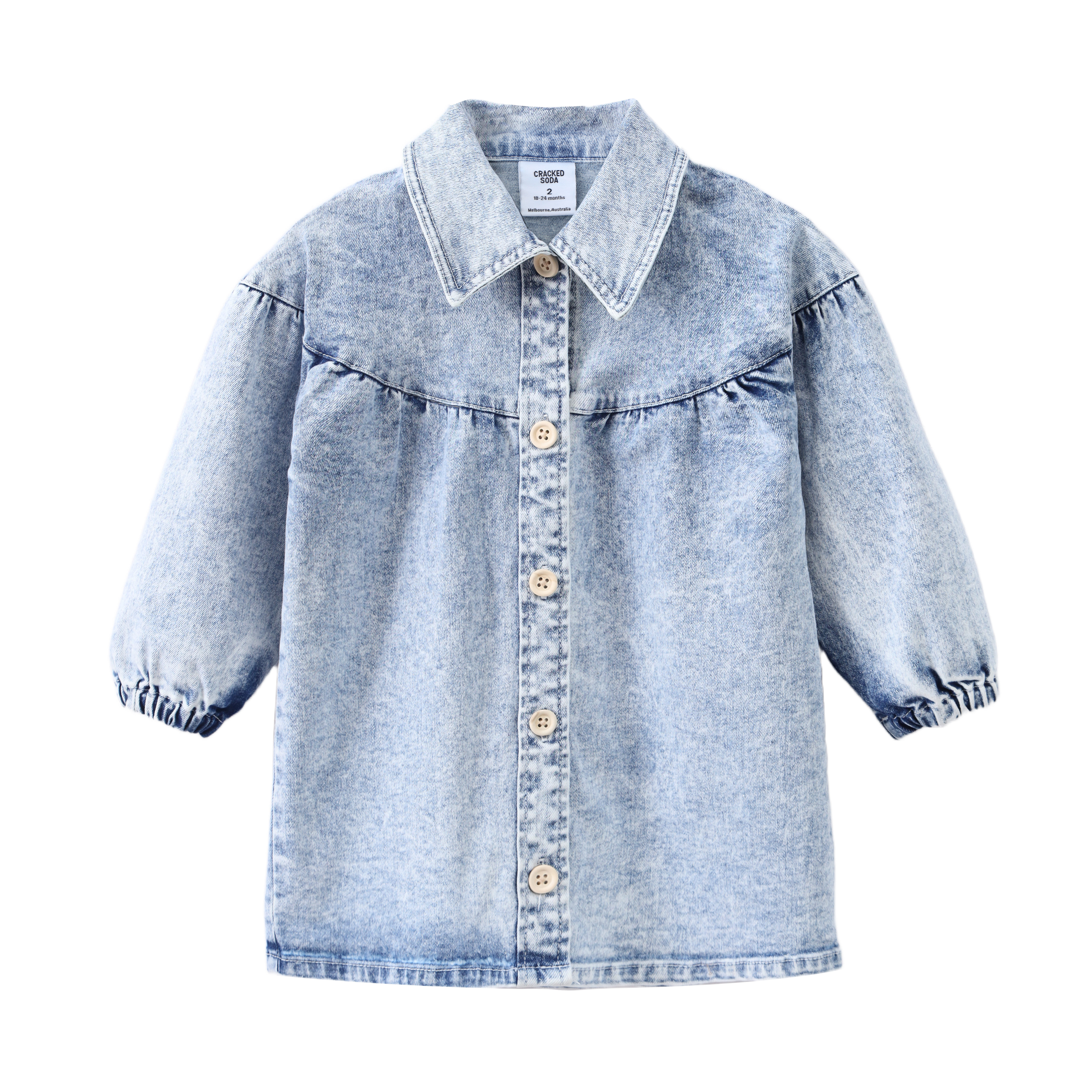 Harper Denim Dress Harper Denim Dress 3-8 (6 pack)