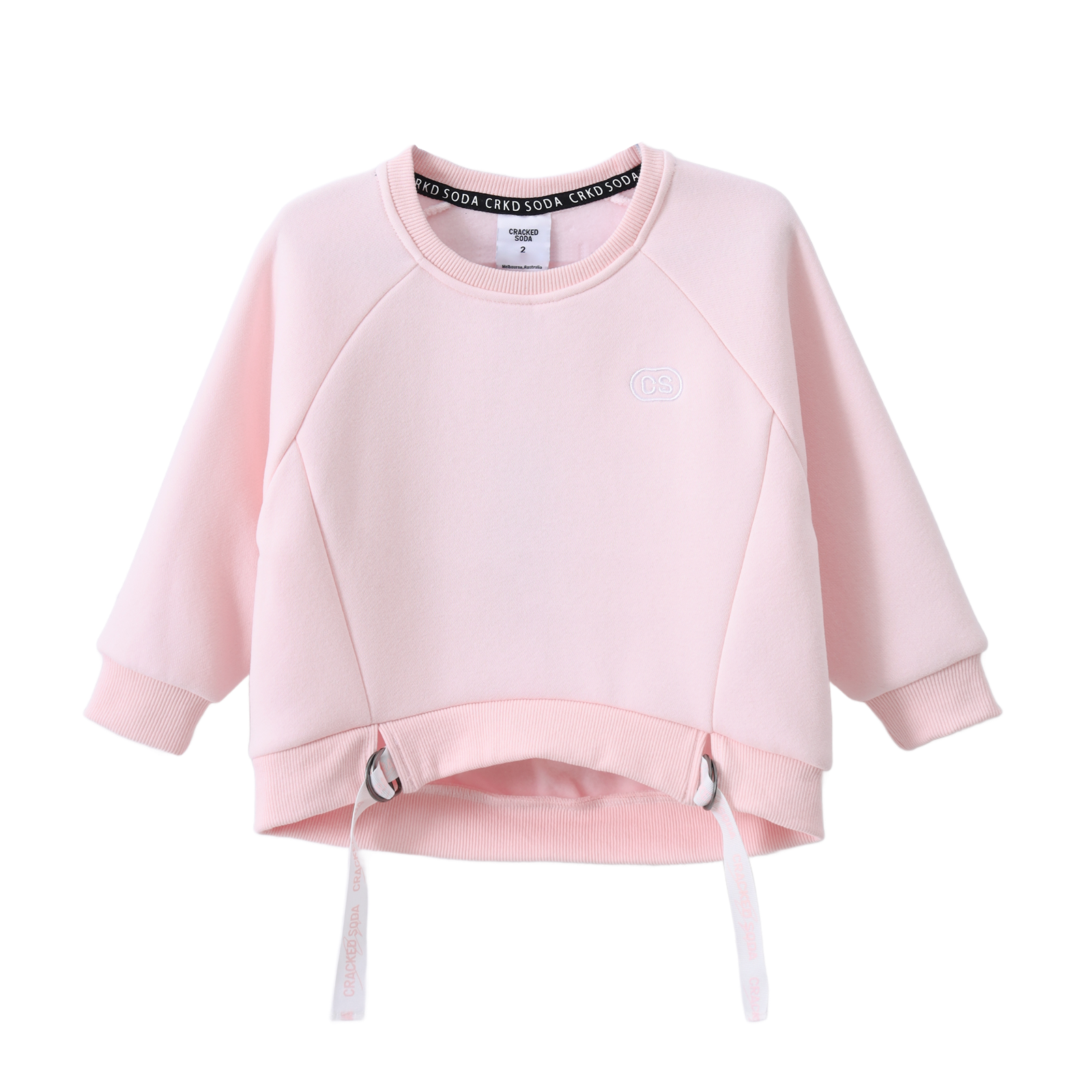 Emma Detailed Strap Crew soft pink 00-2 (6 pack)