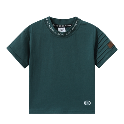 Malachi Detailed Neck Tee Forest 00-2 (6 pack)