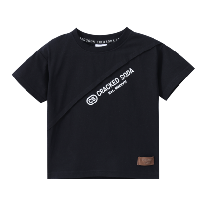 Malachi Printed Tee Black 00-2 (6 pack)
