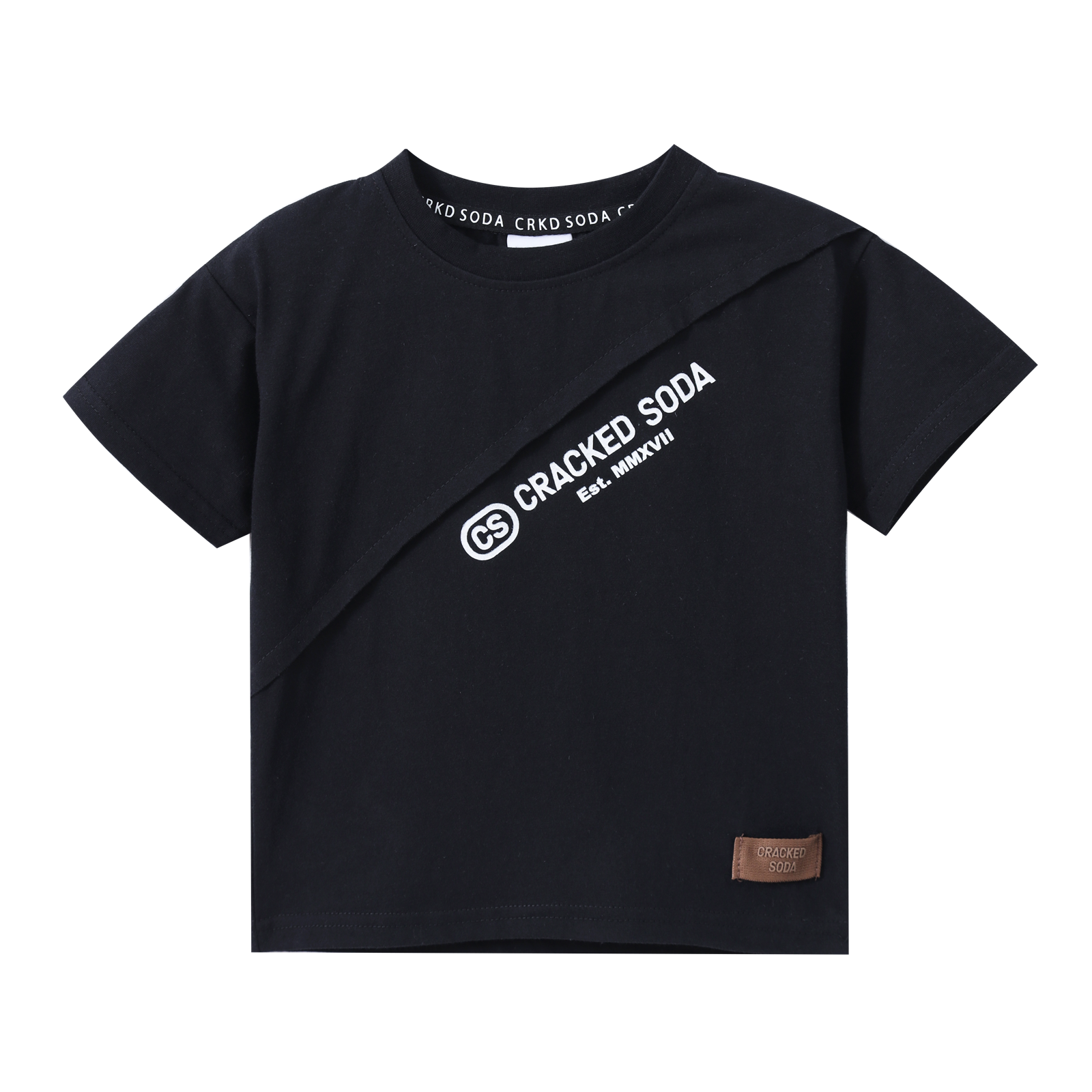 Malachi Printed Tee Black 00-2 (6 pack)