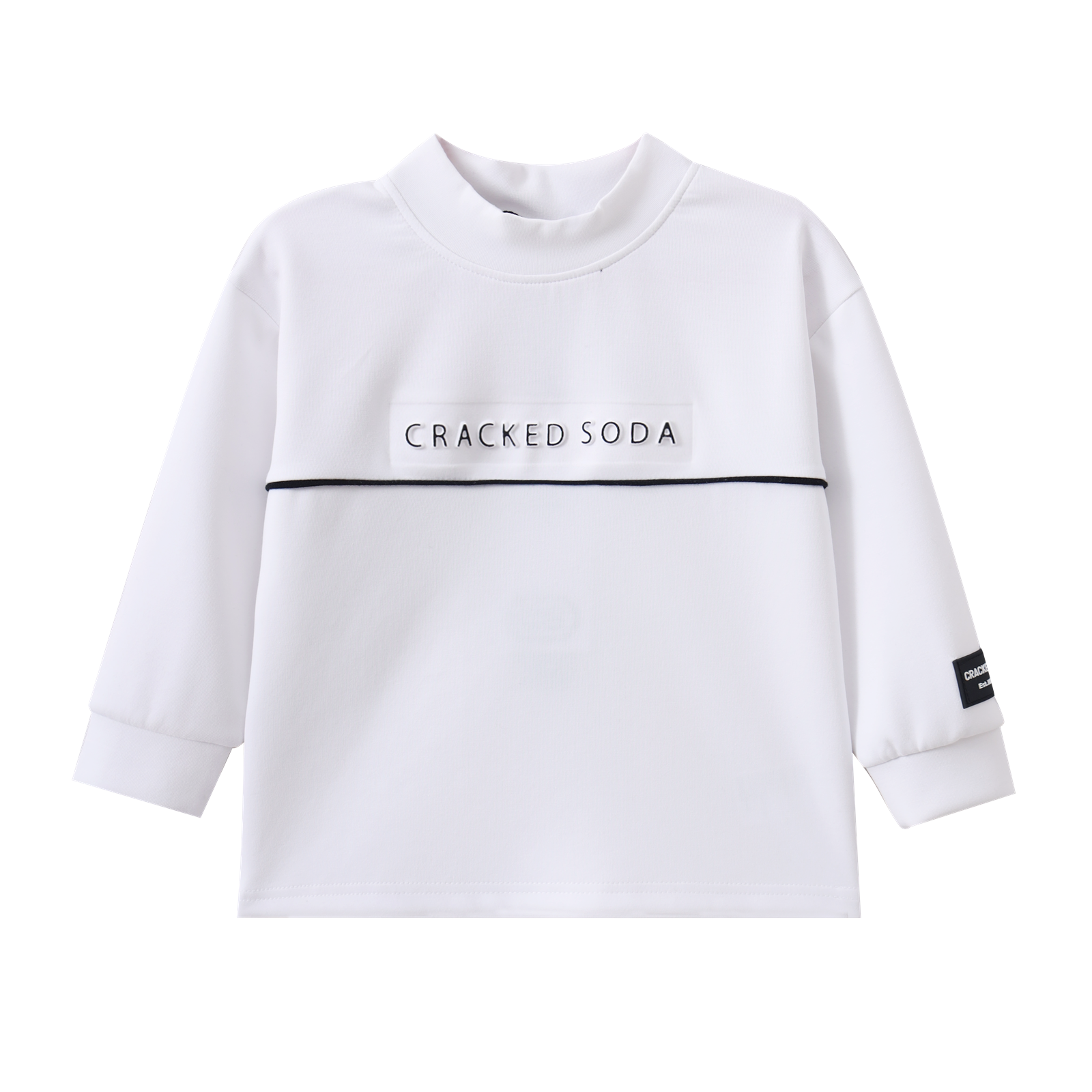 Flint Essential Crew White 3-8 (6 pack)